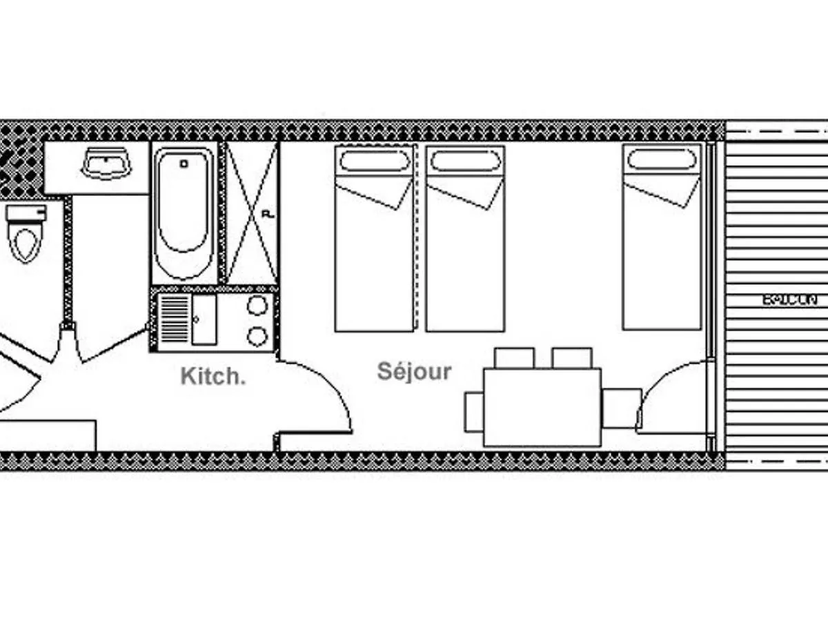 Studio Lumineux Avec Balcon Sud, Ski Aux Pieds, 24 M², 4 Pers., Parking Gratuit - Fr-1-344-945 Saint-Martin-de-Belleville Apartment